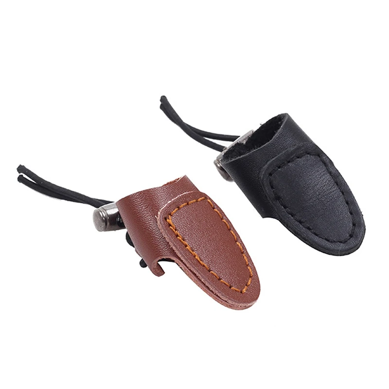 

1pc Archery Finger Guard Shoot Gloves Arrow Bow Hunting Recurve Bow Finger Support Protector Thumb Ring Tab Guard