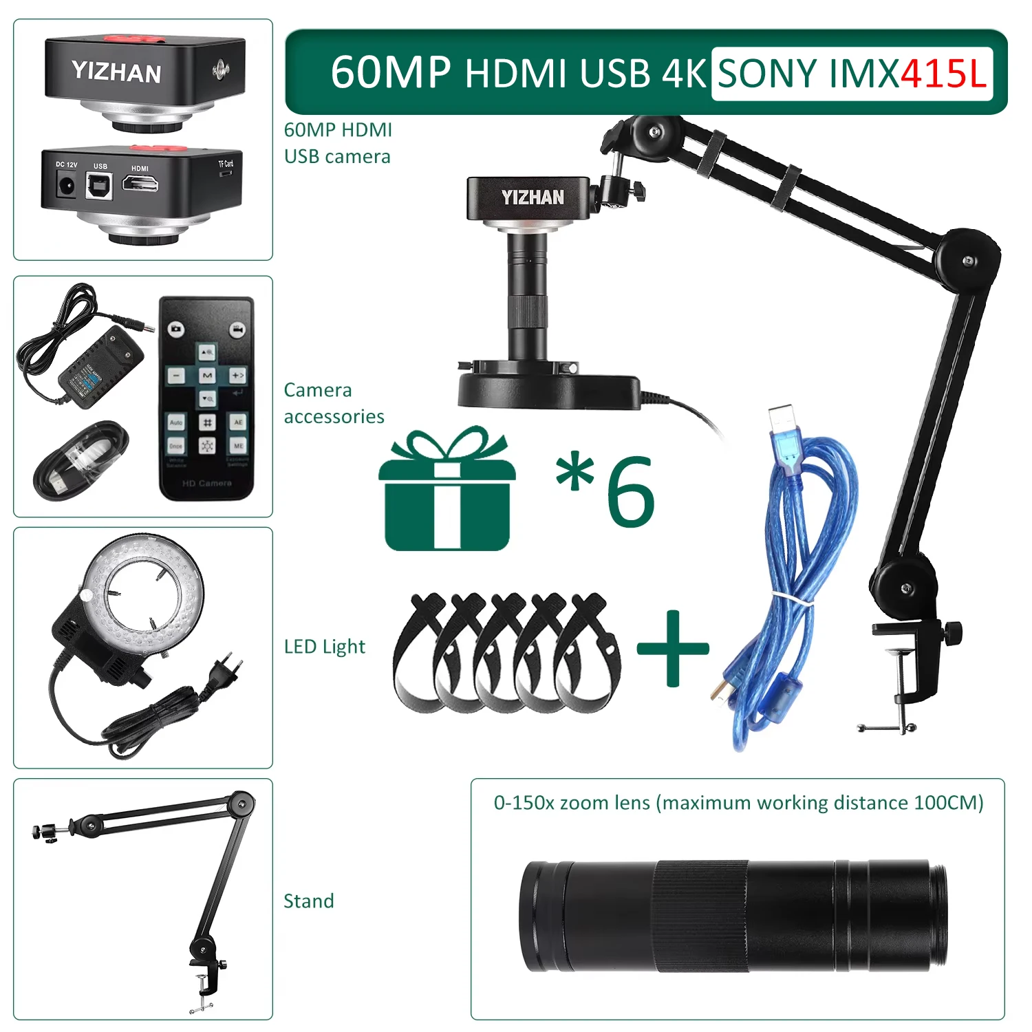 

Цифровой микроскоп YIZHAN 500X