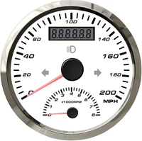 85mm speedometer with tachometer gps blind area odometer compensation racing motorcycle auto meter scooter car truck gauge