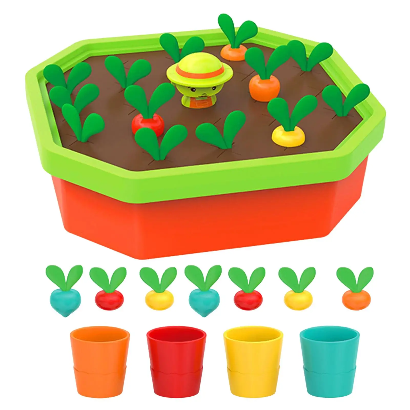 

Montessori Radish Pulling Toy for Children Kindergarten Preschool