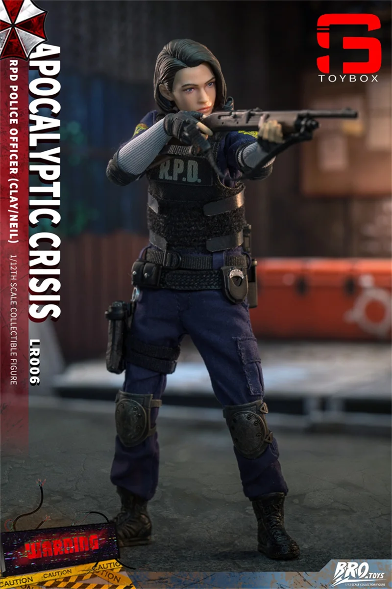 В наличии BROTOYS 1/12 LR006 РПП полицейский сотрудник глина Нил двойная команда 6 дюймов