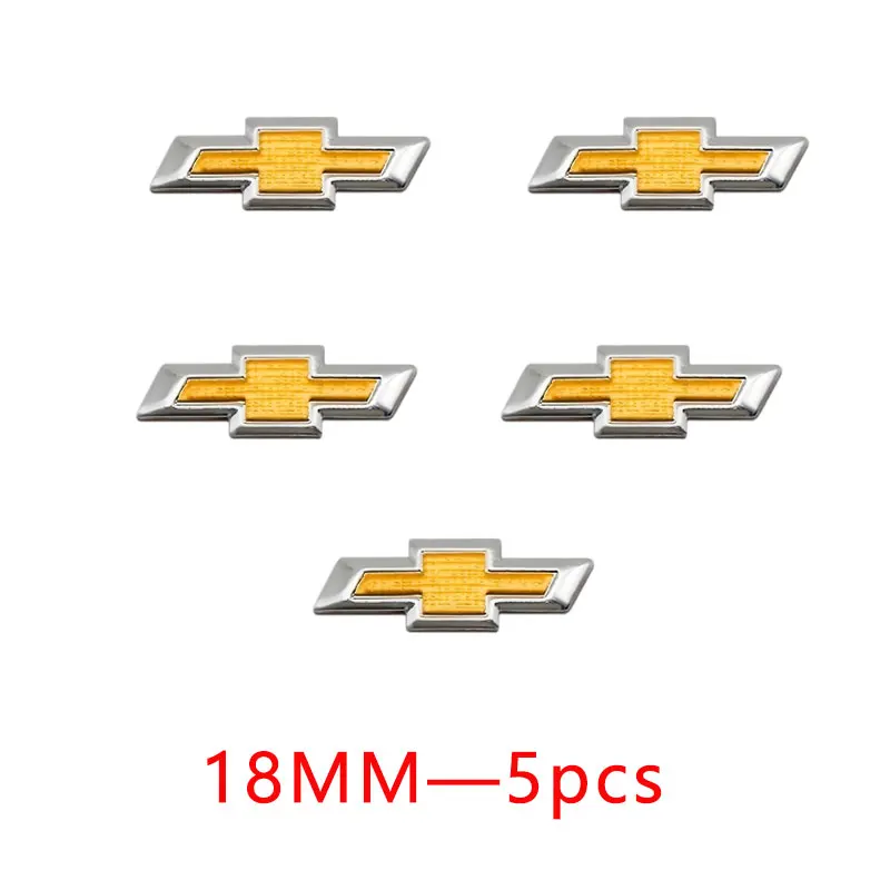 

18 мм алюминиевый значок ключа автомобиля, эмблема, сменные наклейки на ключи от автомобиля для Chevrolet Cruz Mai Rui Bao Cobalt Impala Onix SS EUV Trax