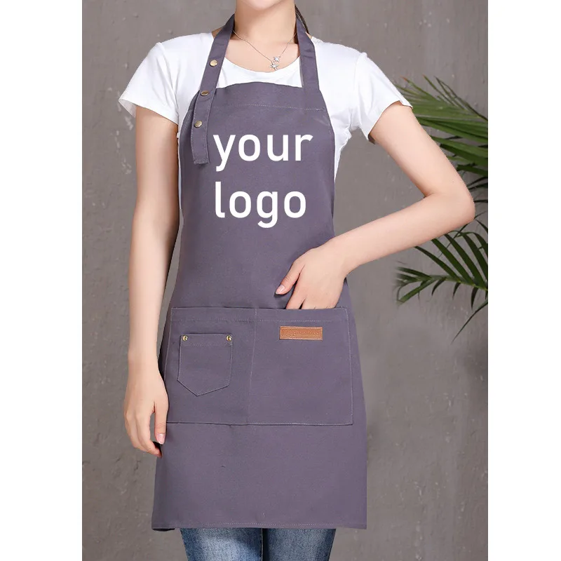 Пользовательский парикмахерский фартук с принтом логотипа
