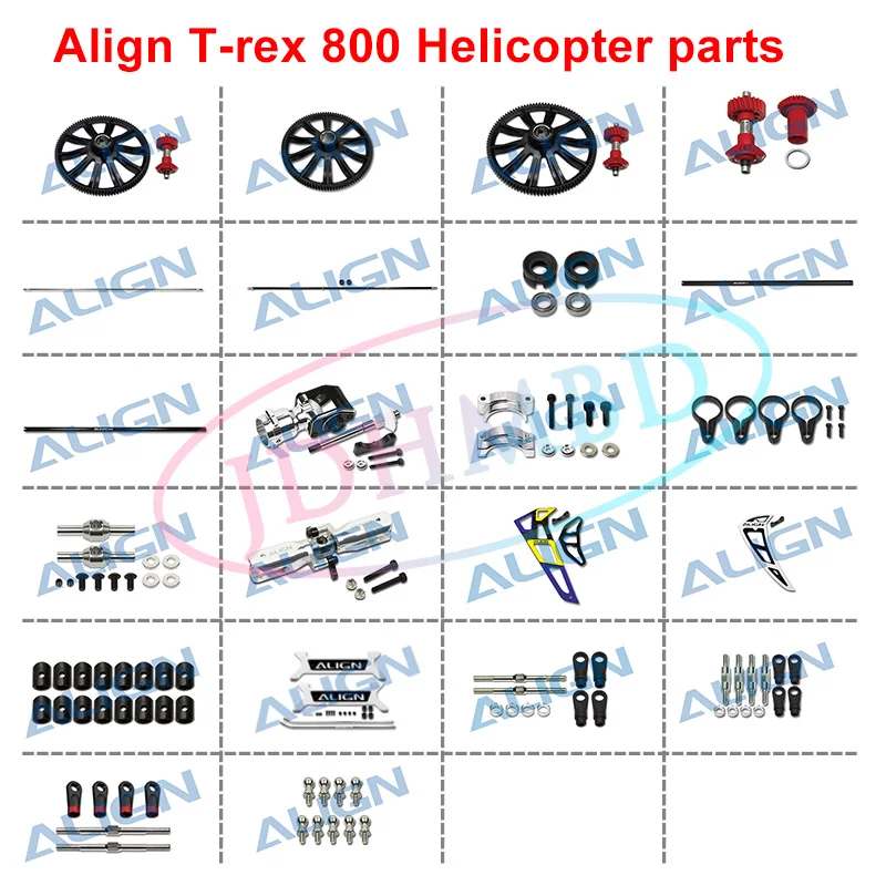 

Совместимая версия 800 M1 крутящая трубка комплект передних приводных передач/держатель заднего ротора 23T PRO посадочное шасси-белые детали для радиоуправляемого вертолета