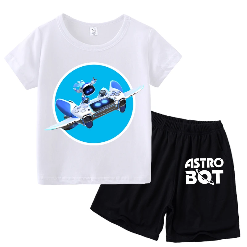 2 шт. футболка Astro Bro брюки костюм для детей летняя рубашка с короткими рукавами и