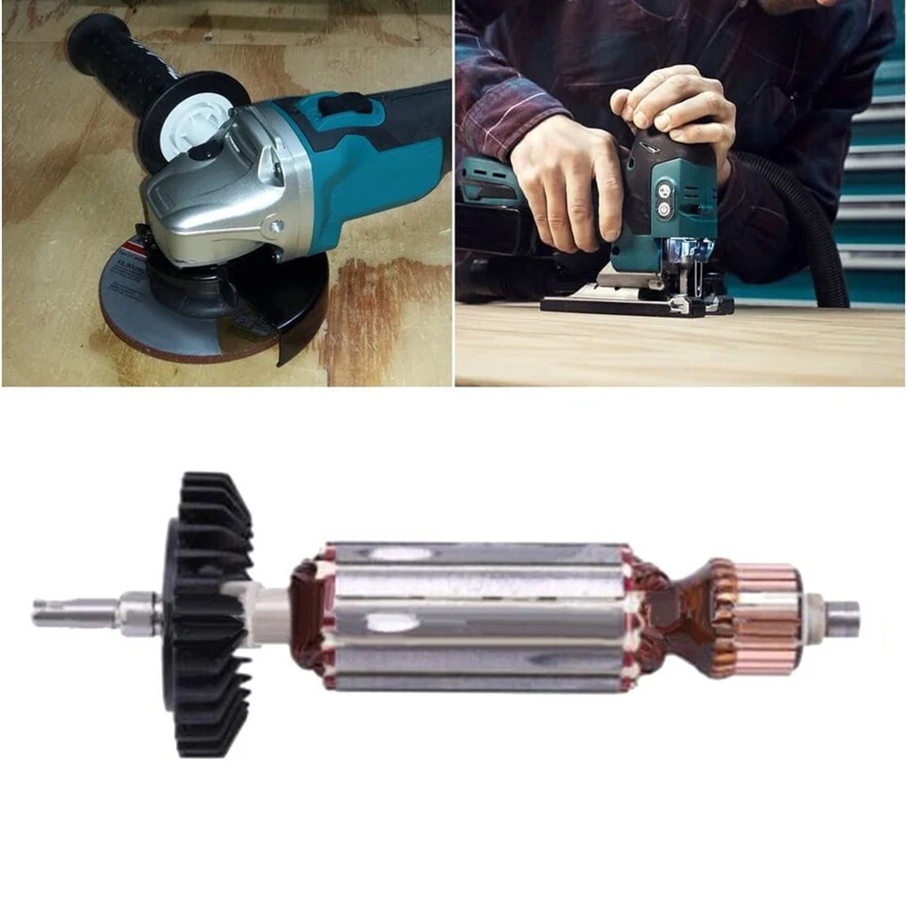 AC220-240V якорь замена для MAKITA GA5030 GA4530 GA4030 GA5034 GA4534 GA4031 PJ7000 GA4030R GA4034 ротор двигателя