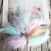 wholesale fluffy turkey marabou feather 10 15cm turkey feathers for jewelry making decoration wedding accessories feather craft