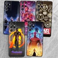 marvel the avengers iron man phone case for samsung galaxy s22 s21 s20 ultra fe 5g s22 s10 10e s9 plus silicone cover soft