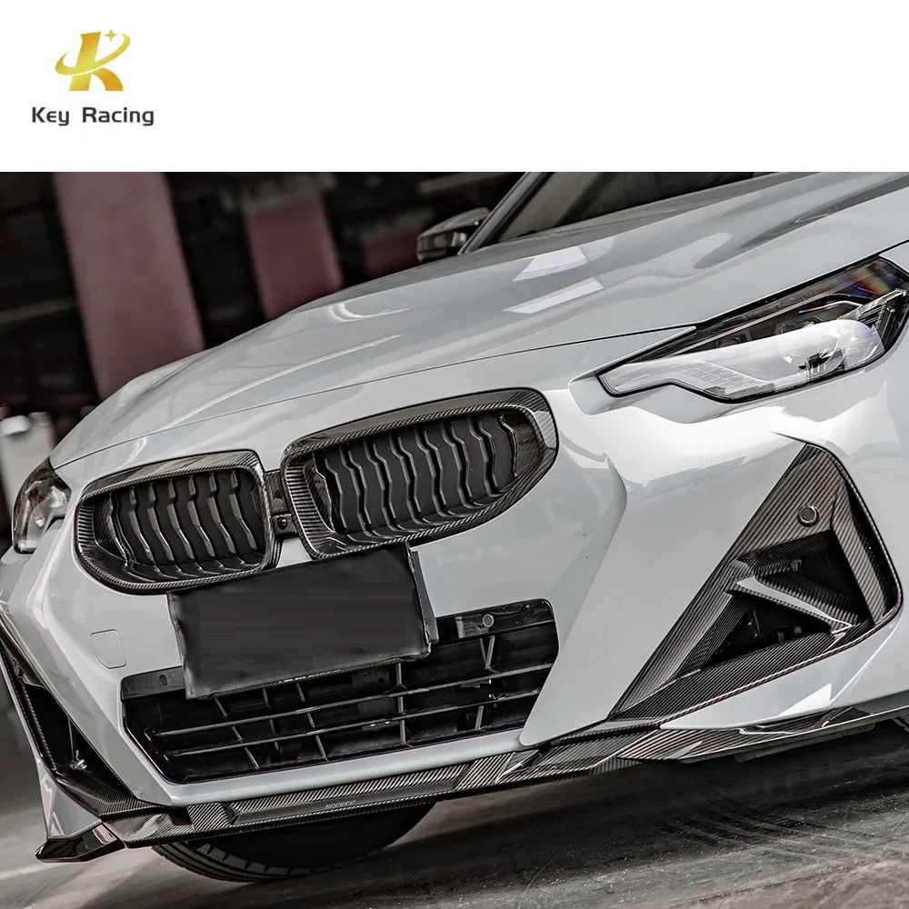 Обвес из сухого углеродного волокна передняя крышка зеркала решетка переднего