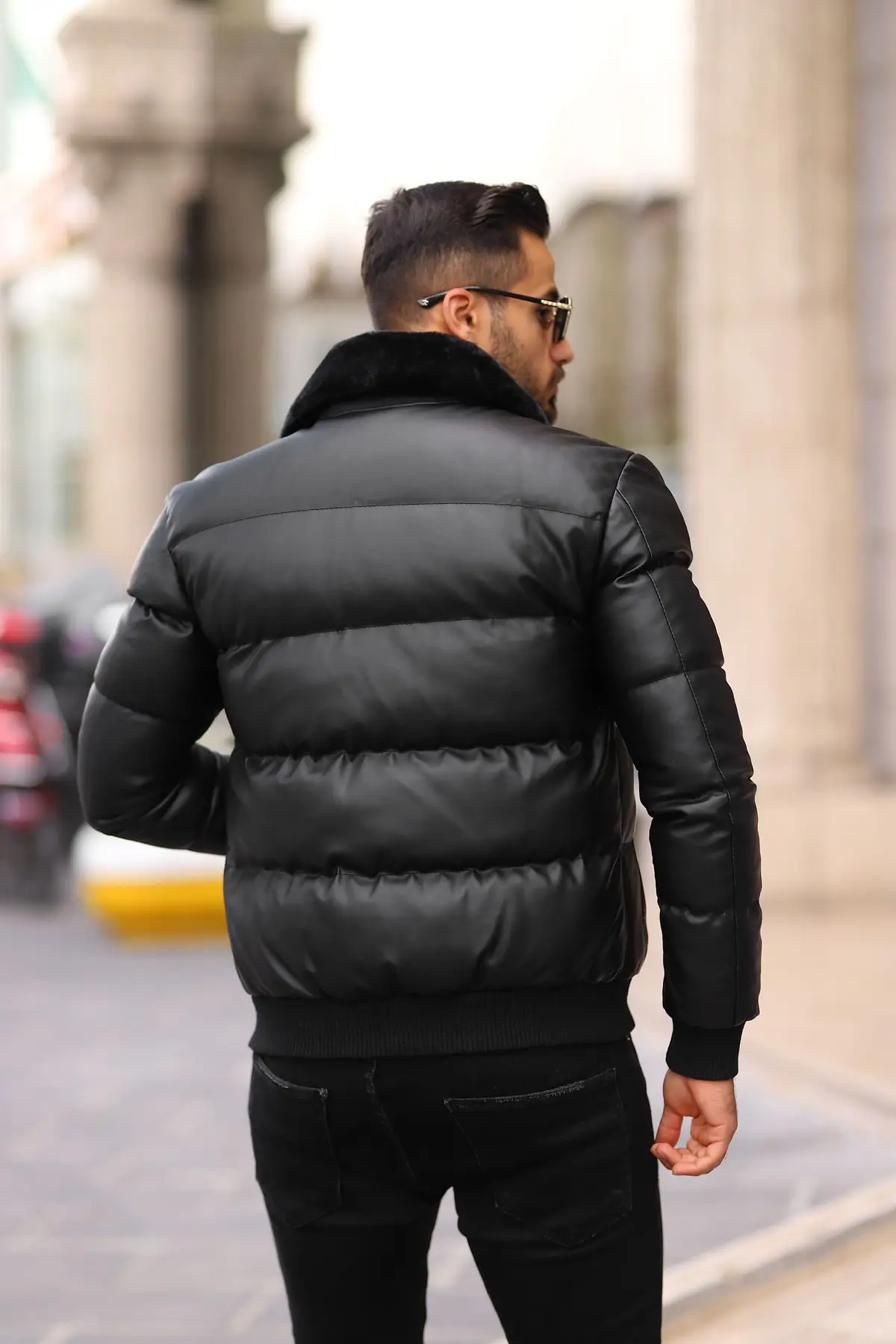 New Season Men's Leather Coat