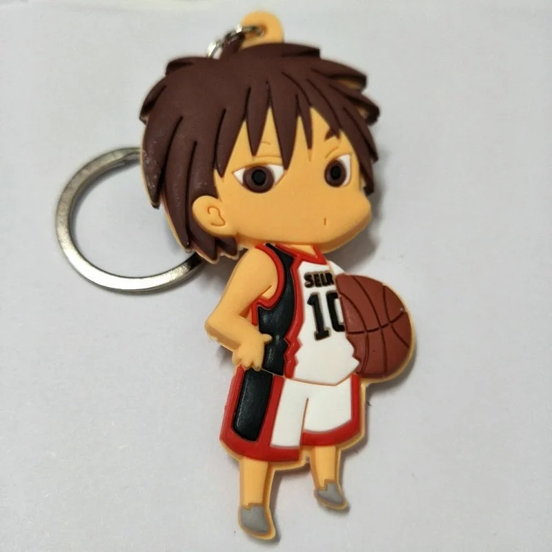 Симпатичные Брелки из ПВХ в стиле Аниме Kuroko No Basket фигурка Tetsuya Kagami Taiga кисэ рёта Bag