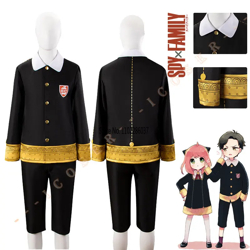 

Anime Spy X Family Damian Cosplay Desmond Costumes Classmate Syon Boys Eden Anya School Uniform Academy Outfit Second Son Men