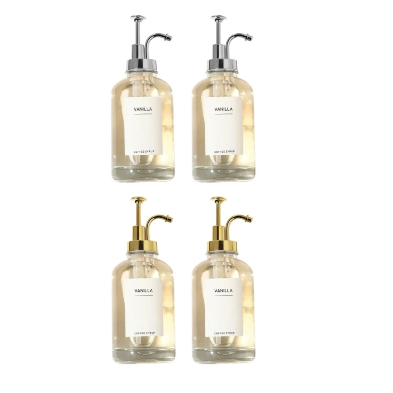 

Coffee Syrup Dispenser Oil Dispenser Glass Bottle Home Bar Accessories