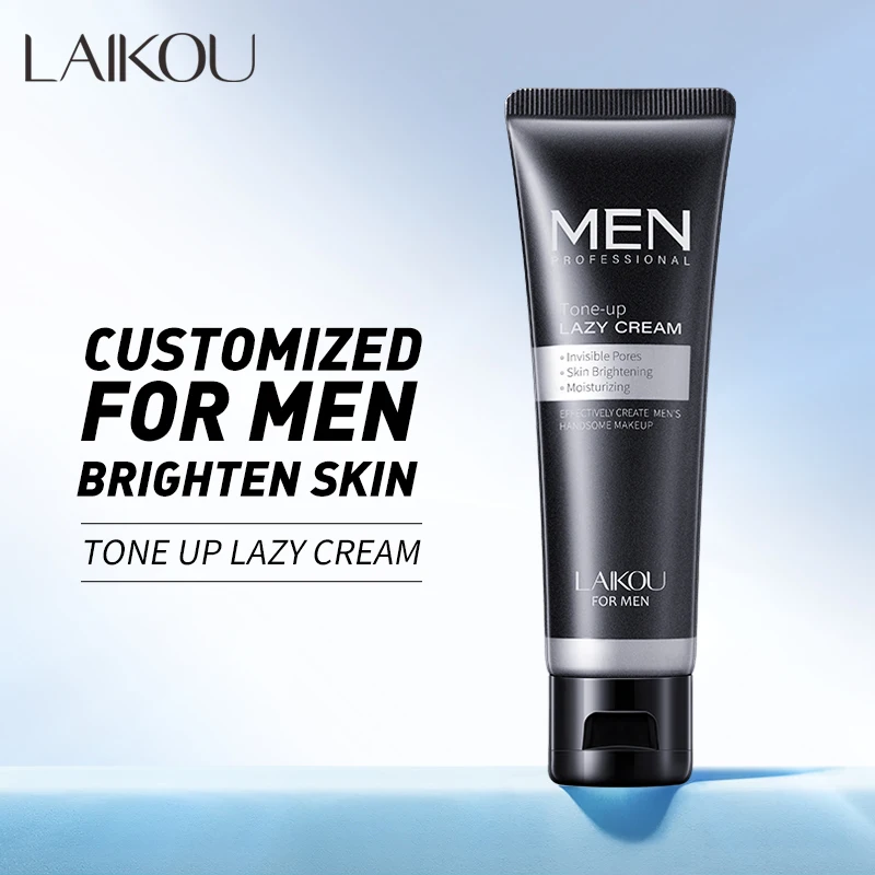 

Laiko Men Brighten Skin tone up daily Lazy Cream Oil-control Lift Anti-Wrinkle Firming Shrink Pores Acne Day Cream Moisturizing