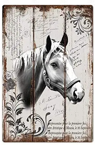 

Tin Metal Signs Plaque Plate Iron Painting Farm Tin Sign Animal Milk Vintage Metal Sign Plaque Metal Vintage Farmhouse Wall Deco