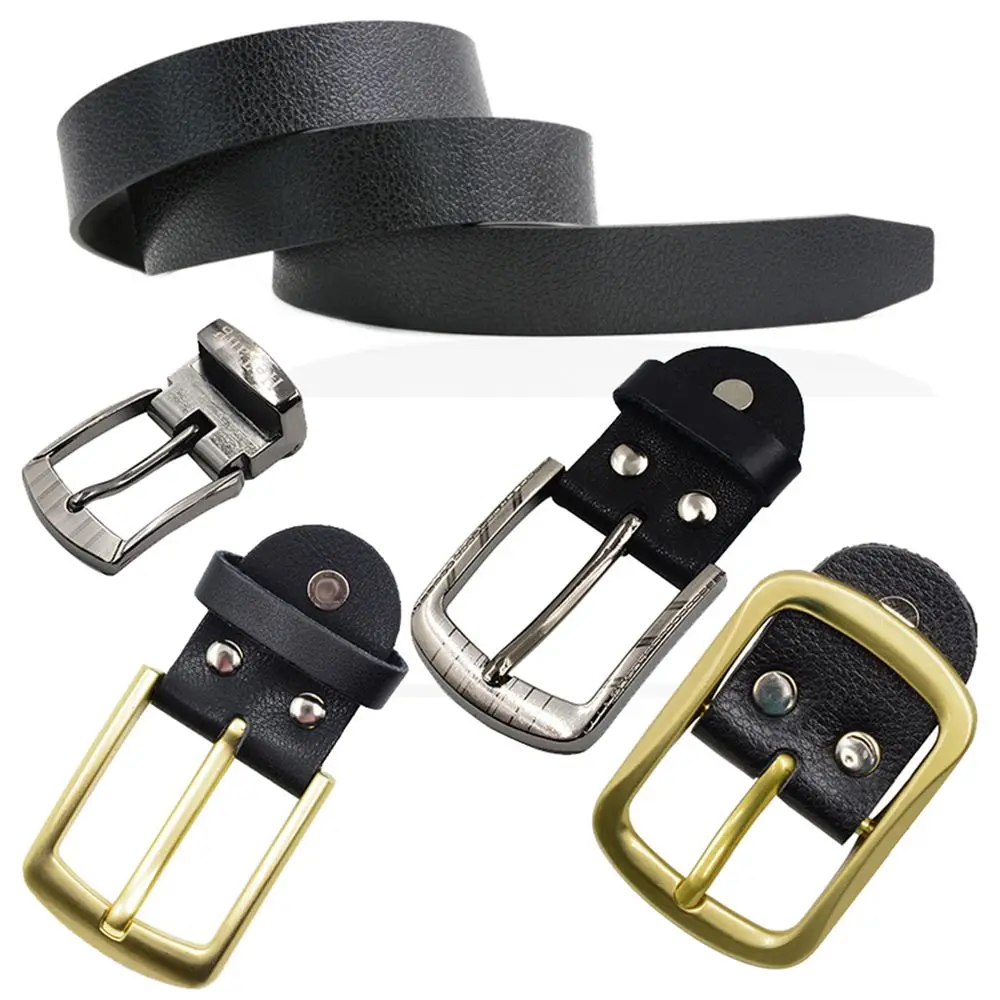 2.5/3.5/4 cm Men Belt Head Fashion Accessories Genuine Leather Zinc Alloy Buckle Belt Buckle Buckle