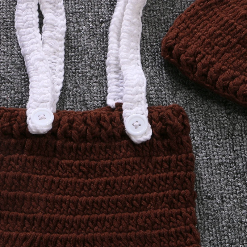 2/3 упаковки реквизит для фотосъемки новорожденных вязанная крючком вязаная