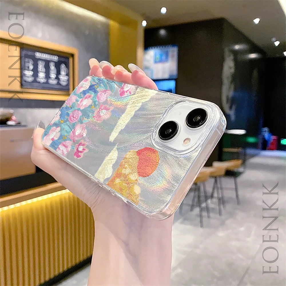 Чехол для телефона с принтом солнечного света iPhone 14 12 13 11 15 16Pro Max XS X XR 7 8 16 15Plus SE2022