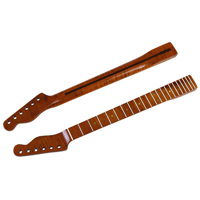 ST2 1-ладовая встроенная глянцевая гриф для электрогитары шириной 5 6 см с тигровым