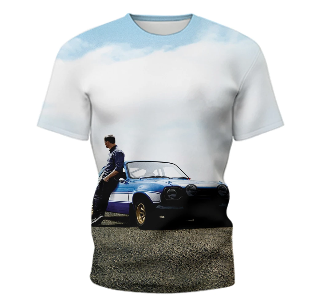 

2023 New Fashion Men Women T-shirt Fast Furious 3D Printed T Shirt Summer Casual Personality Short Sleeve Cool Tops Tee Clothing