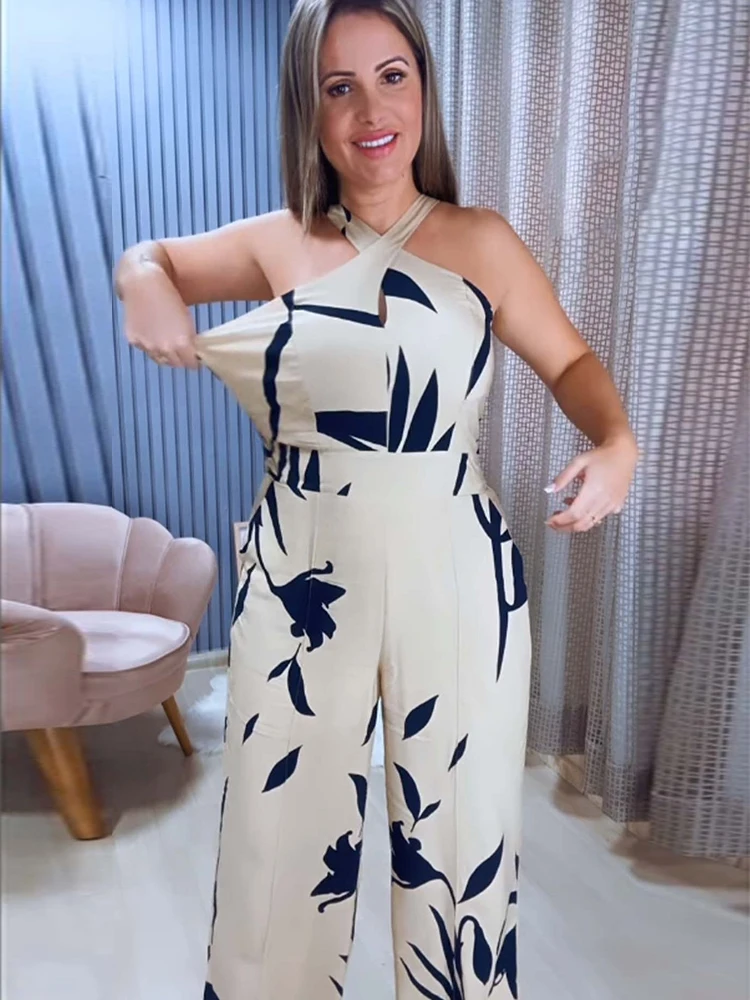 Комбинезон женский летний с вырезами и эластичным поясом пикантный элегантный