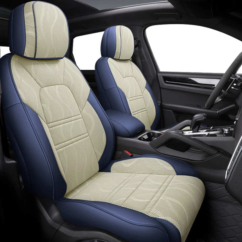 

kokololee Custom Leather car seat covers For SKODA Yeti KODIAQ Octavia Superb Fabia Rapid KAROQ KAMIQ Automobiles Seat Covers