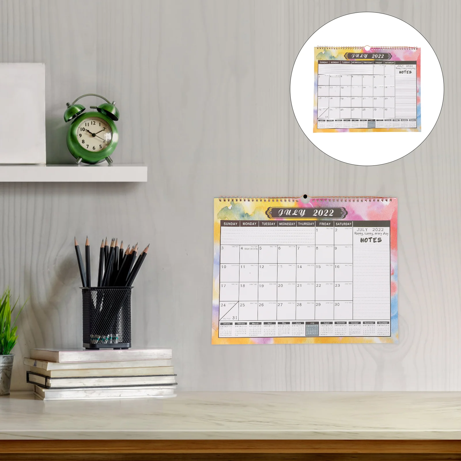 

Calendar Wall Planner Book Hanging Planning Monthly Yearly Calander Family Recordschedule Plan Lesson Daily Time Management