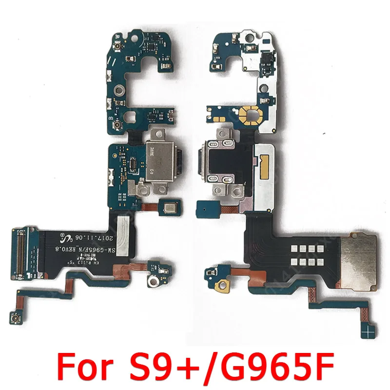 

Оригинальный зарядный порт для Samsung Galaxy S9 Plus G965F, USB-плата для зарядки, печатная плата, док-разъем, гибкий кабель, запасные части для замены