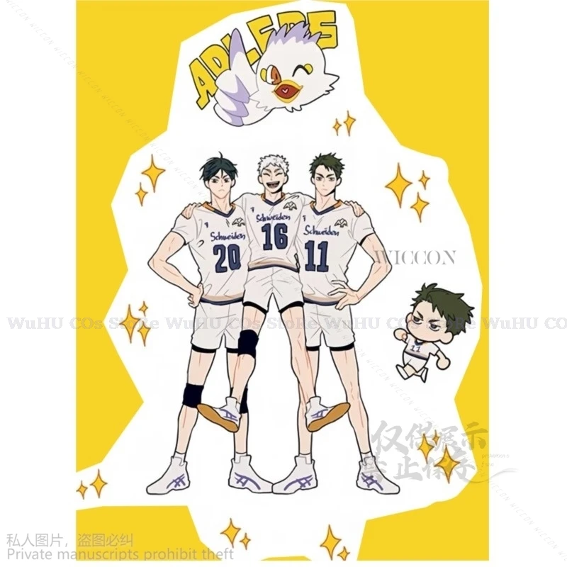 Косплей костюм Haikyu!!! Ushijima Wakatoshi WICCON