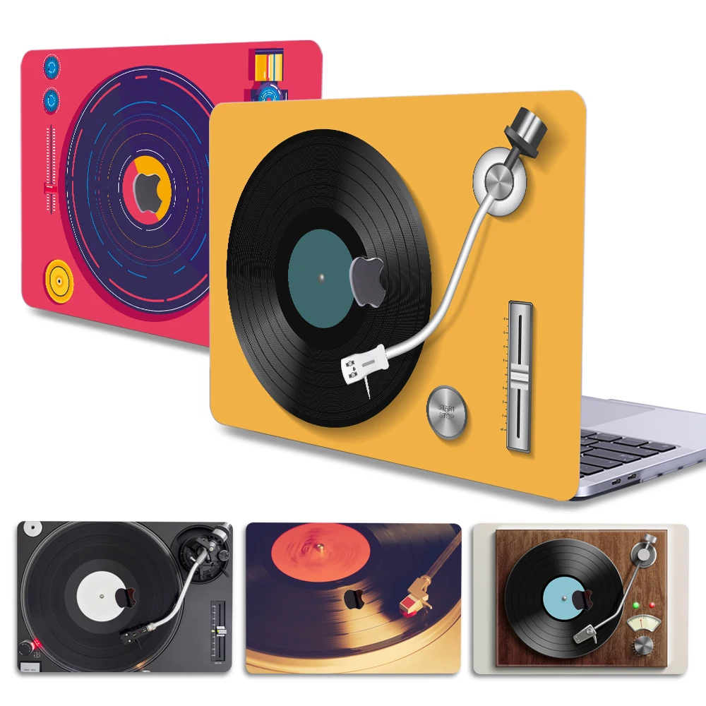 

3D Print Phonograph Laptops Matte Case For Macbook Air 13 A2337 A2179 A2338 2020 M1 Chip Pro A2289 Mac book A1466