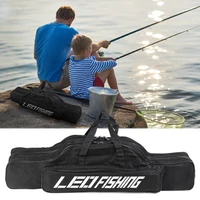 multifunctional foldable fishing rod bag with zipper fishing tackle storage bag carp fishing accessories