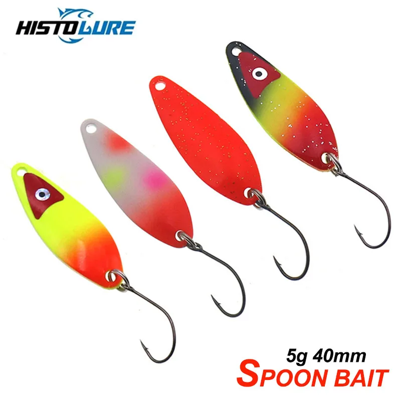 

Приманка для ловли форели HISTOLURE, металлическая, длиной 5g мм, 40 мм