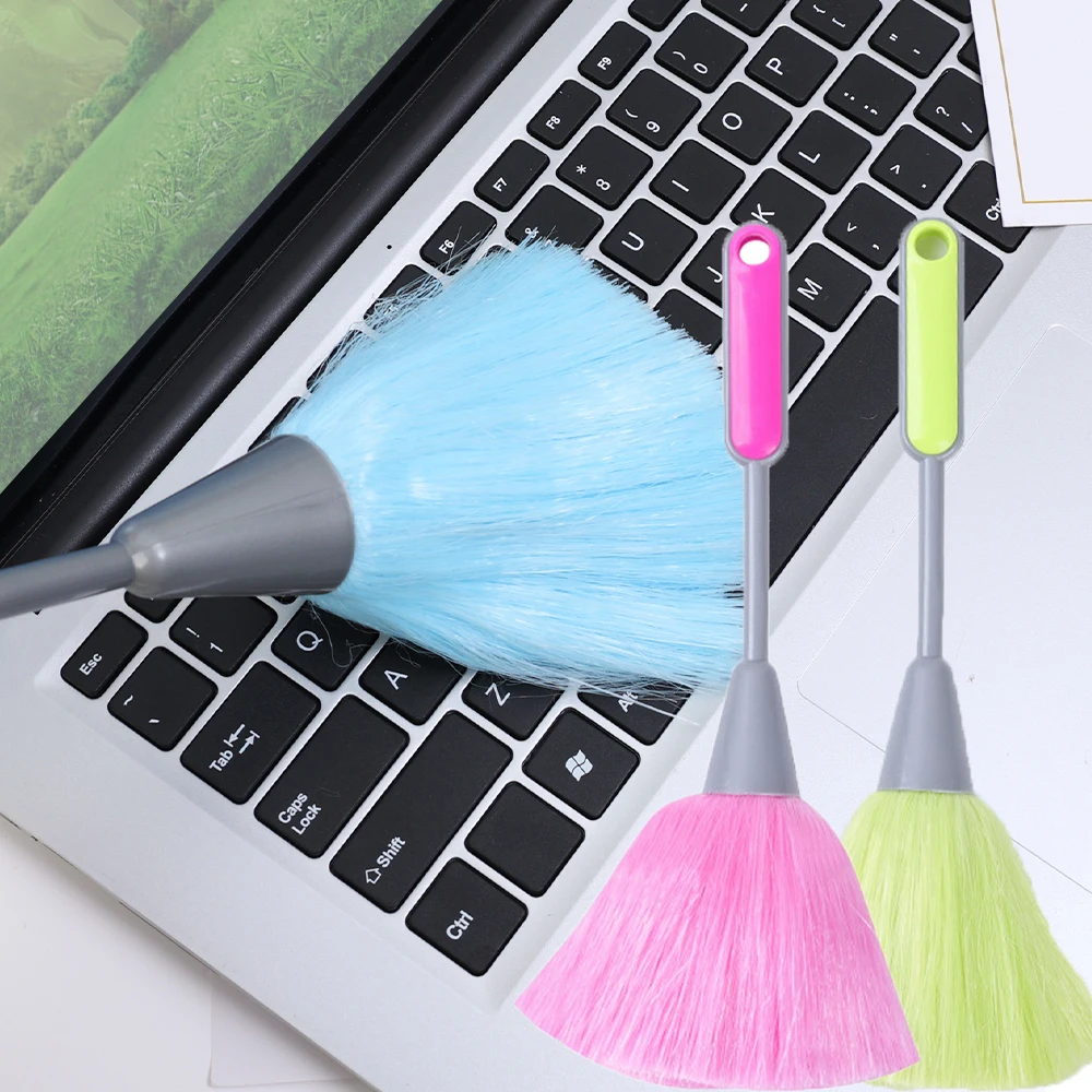

Computer Keyboard Cleaning Brush Multifunctional Microfiber Duster Brush Hand Dust Cleaner Anti Dusting Brush Desktop Cleaner