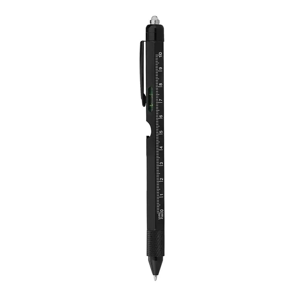 

1PCS Multitool Pen Set LED Light Touchscreen Stylus Ruler Level Bottle Opener Screwdriver Ballpoint Pen Christmas Gifts For Men