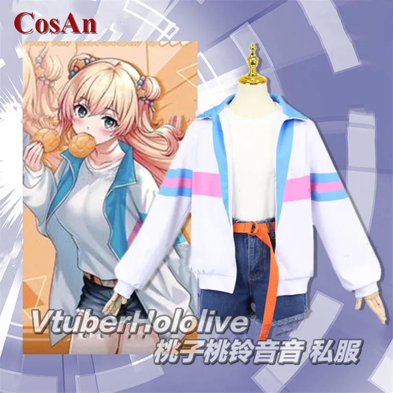 

CosAn аниме Vtuber Hololive Momosuzu Nene косплей костюм Милая спортивная одежда униформа для вечеринки