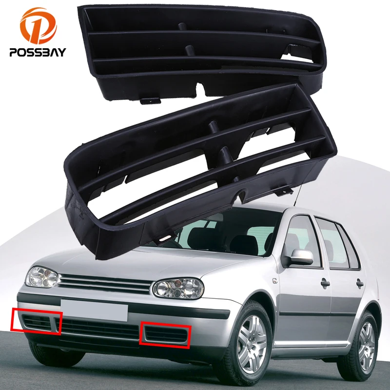 

Car Fog Lights Grill Cover Bumper Lower Grille Racing Grills for VW Golf MK4 GTI Variant 4 Motion 1998-2006 Exterior Parts