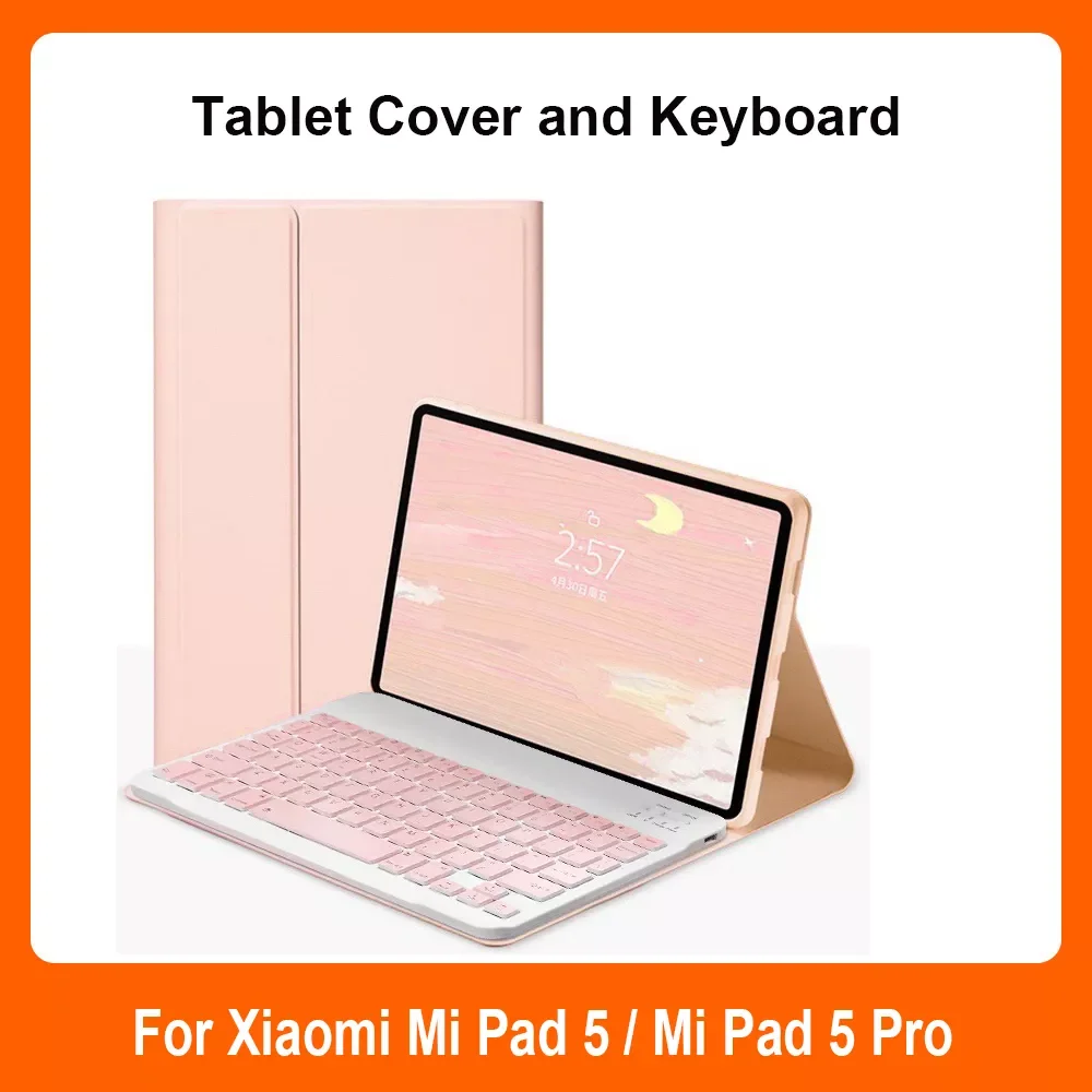 

For Mi Pad 5 Keyboard Cover for Xiaomi Mi Pad 5 Mi Pad5 Mi Pad5 Pro 2021 11 Tablet Wireless Bluetooth Keyboard Case with Mouse