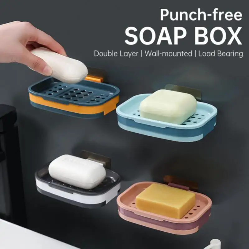 

Travel Portable Soap Box Bathroom Soap Dishes Case Easy To Carry Home Shower Outdoor Hiking Camping Soap Holder Container
