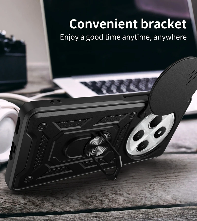 Чехол для Xiaomi Redmi 14C 4G противоударный чехол объектива Redmi14C 14 C магнитный