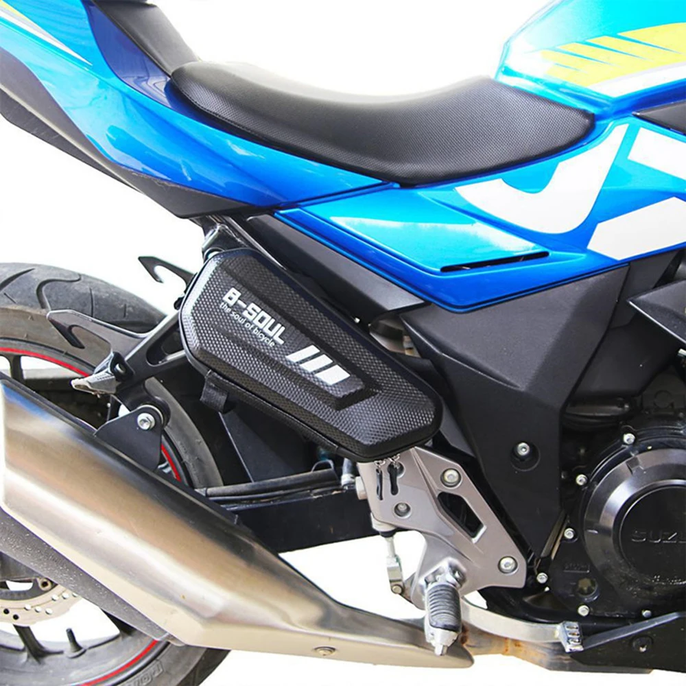 Водонепроницаемые боковые Чехлы для моторов Yamaha FZ1 FZ6 FZ8 FAZER MT03 MT07 MT09 MT10 MT25 твердая