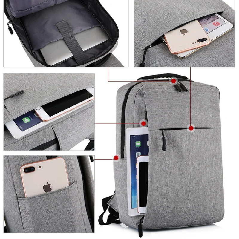 2023 New Laptop Usb Backpack School Bag Rucksack Anti Theft Men Backbag Travel Daypacks Male Leisure Backpack Mochila Women Gril