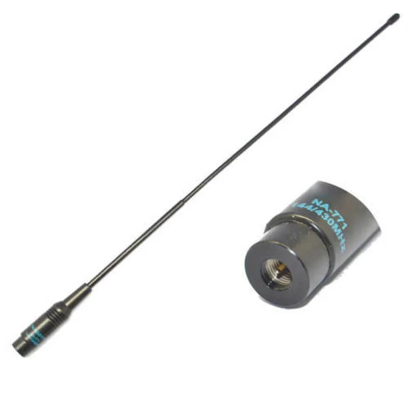 

Brand New Hot Dual Band 144MHz 430MHz SMA-Male Radio Antenna For YAESU NAGOYA NA-771 38.5cm/ 15.2inch Black