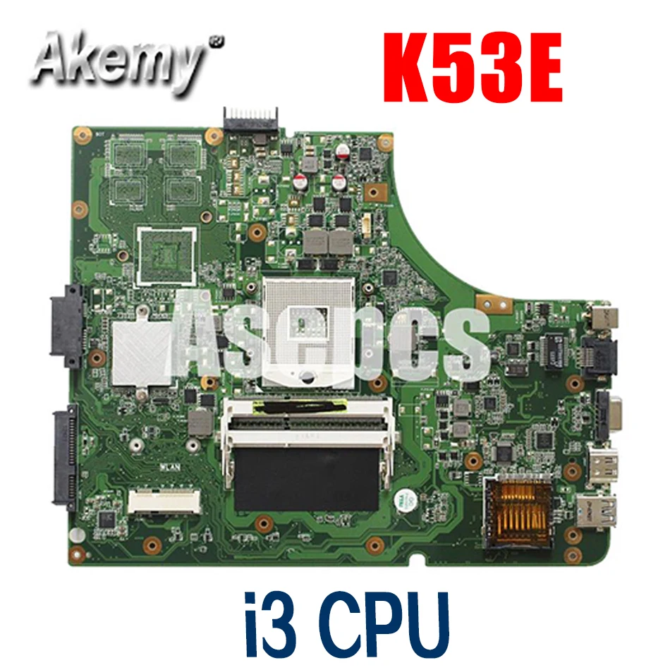 

Материнская плата K53E i3 cpu для Asus K53SD K53E K53 K53S K53SJ K53SV материнская плата для ноутбуков Материнская плата