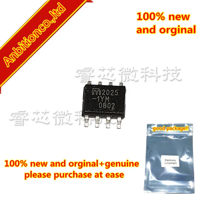 

10pcs 100% new original MIC2025 MIC2025-1YM 2025-1YM SOP8 Single-Channel Power Distribution Switch MM8 in stock