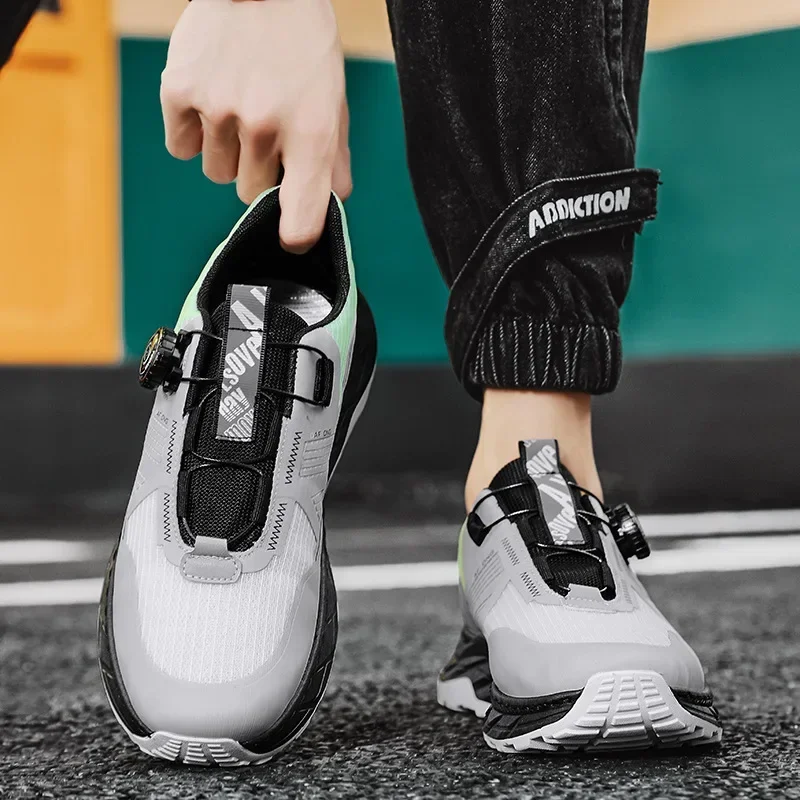Мужские кроссовки для бега Luxury2024 на толстой подошве повседневные дышащие весны и