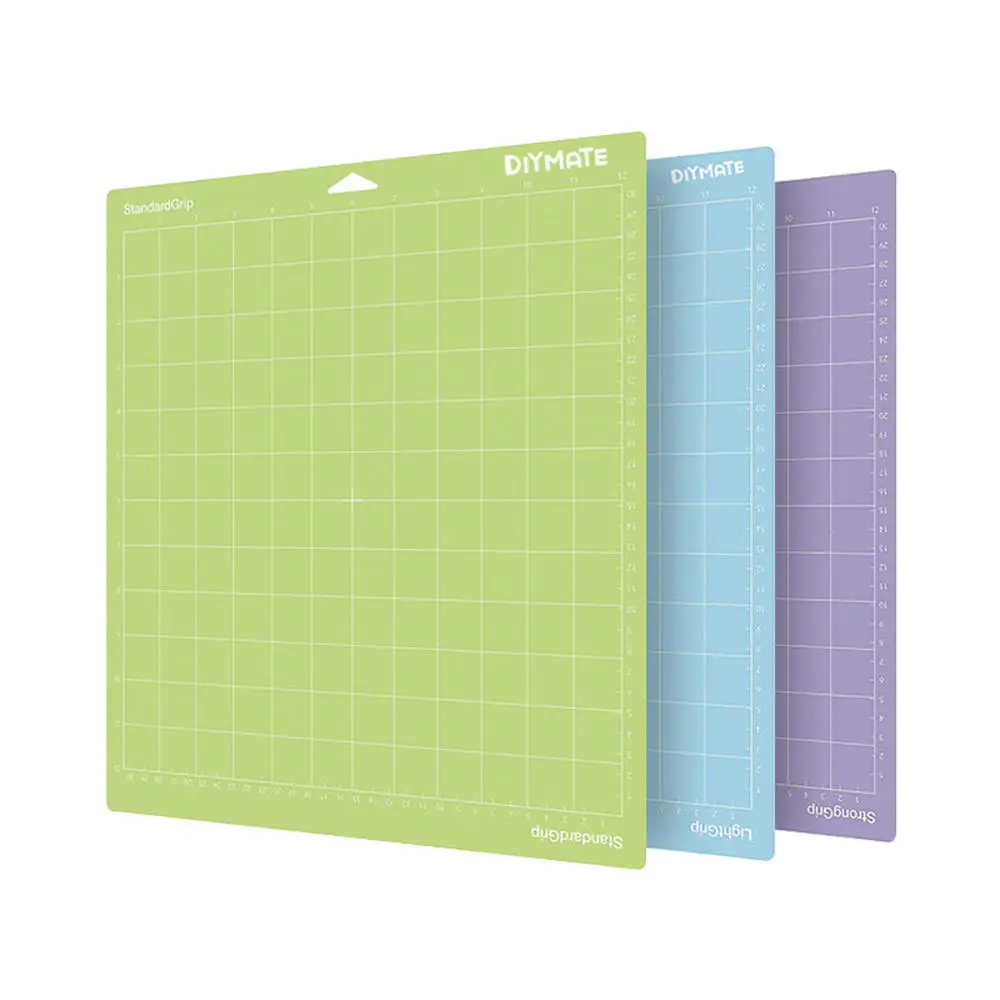 

3PCs Cutting Plotter Pad Mixed Color Engraving Machine Base Plate Pvc Mats 330*355mm Office School Accessories