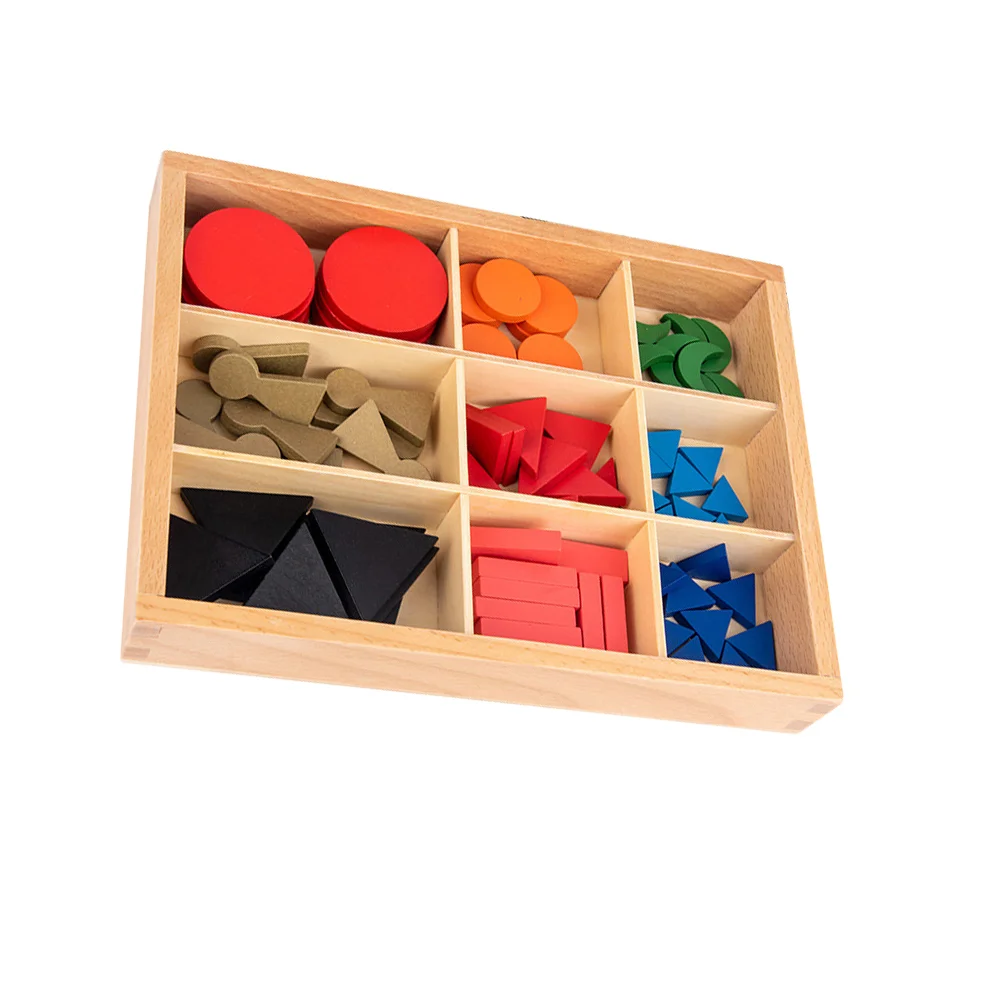 

Montessori Teaching Aids Syntax Symbol Jigsaw Shape Learning Toy Toddler Wood Block Wooden Toys Puzzle Cognitive Board Color