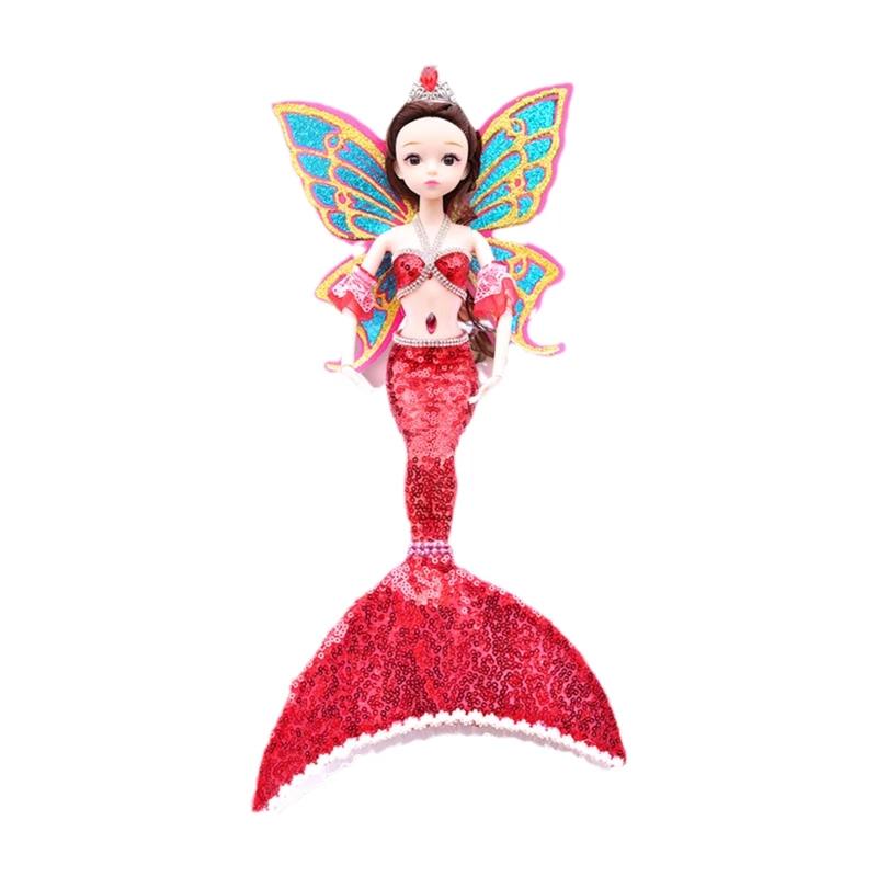 

18’’ Kawaii Mermaid Girl Figure Pendant Toy Doll Ball Jointed Doll Desk Toy for Children’s Day Girls Gift Window Display