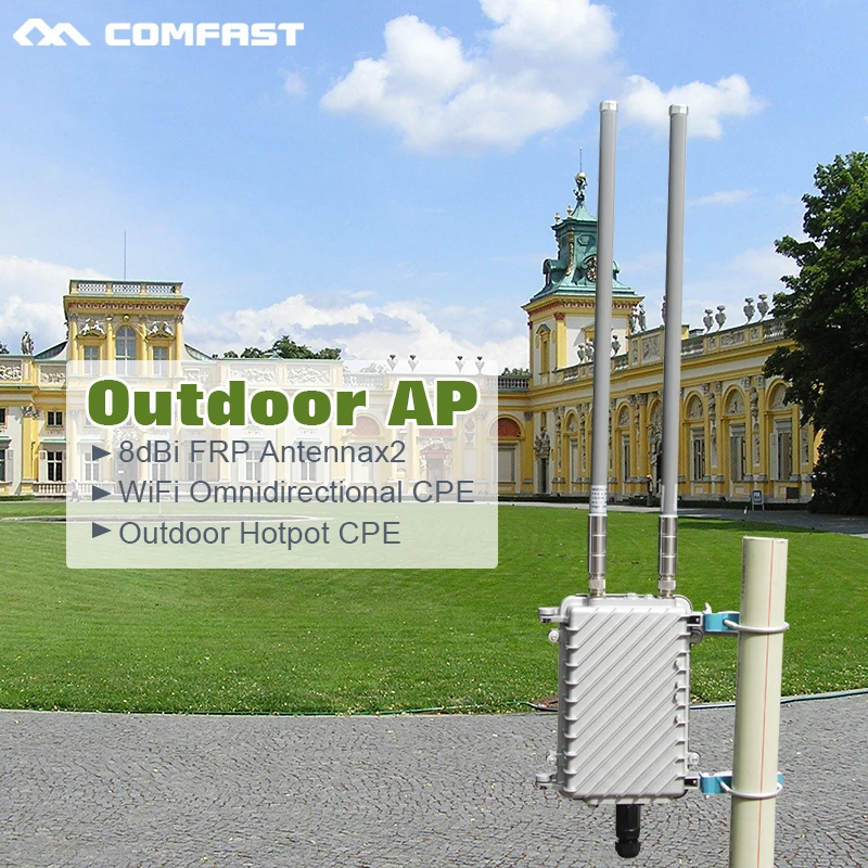 COMFAST AD ALTA potenza omni direzionale wireless AP di WiFi esterna di copertura della stazione base wireless router per la scuola parco Wifi CF-WA700