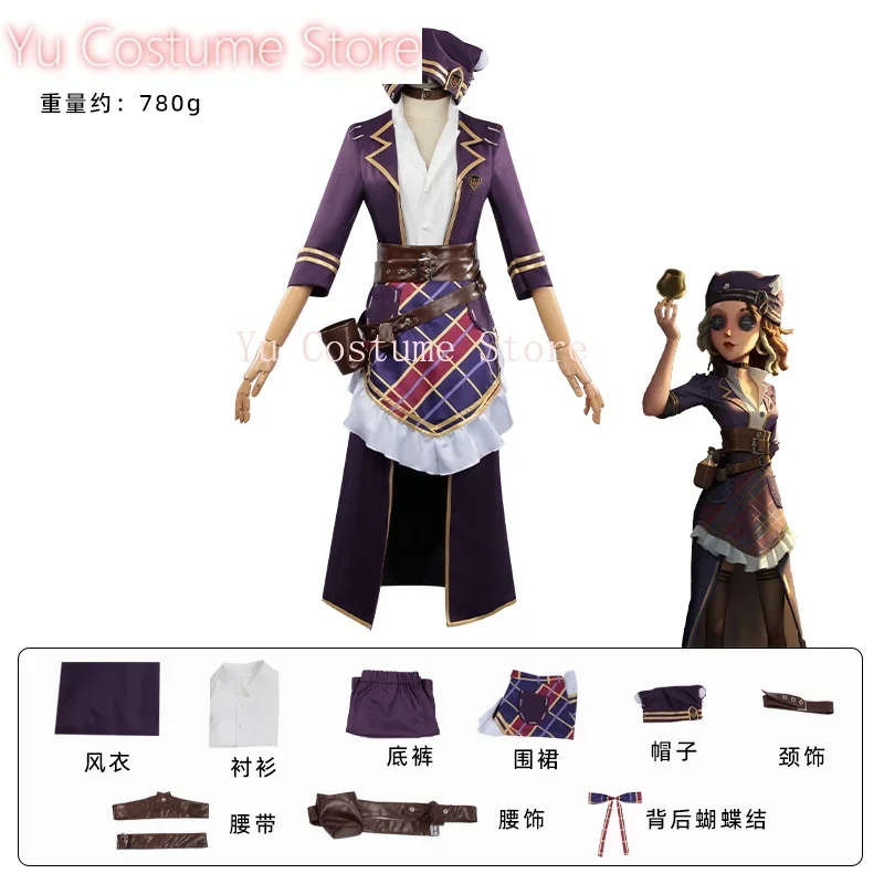 Yu Costume Identity V Demi Bourbon Косплей Костюм Cos Game Аниме Вечеринка Униформа Хэллоуин Играть